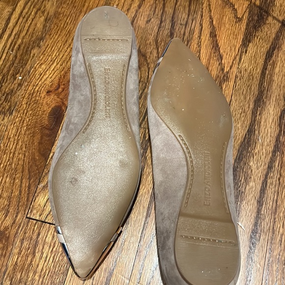 Enzo Angiolini - pointy toe flats - tan size 7.5. Like new condition. Worn once - Picture 4 of 6